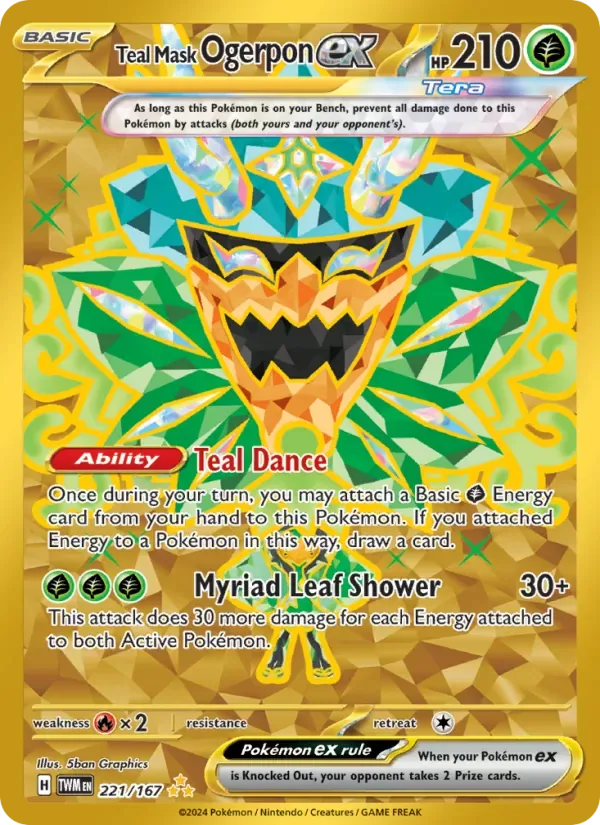 Teal Mask Ogerpon ex, Twilight Masquerade