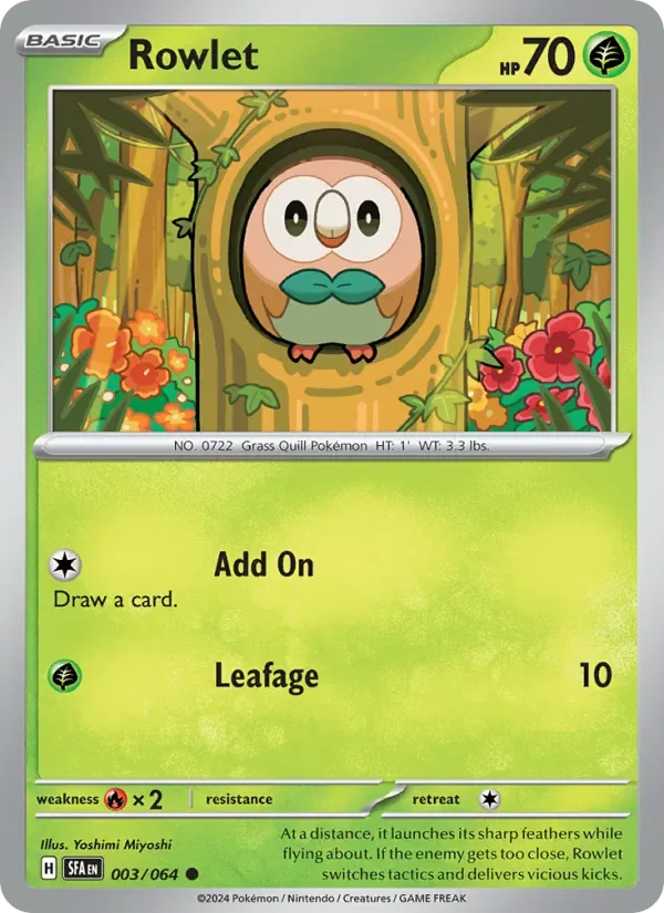 Rowlet, Shrouded Fable