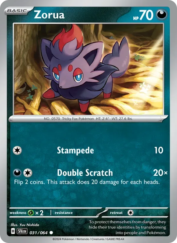 Zorua, Shrouded Fable