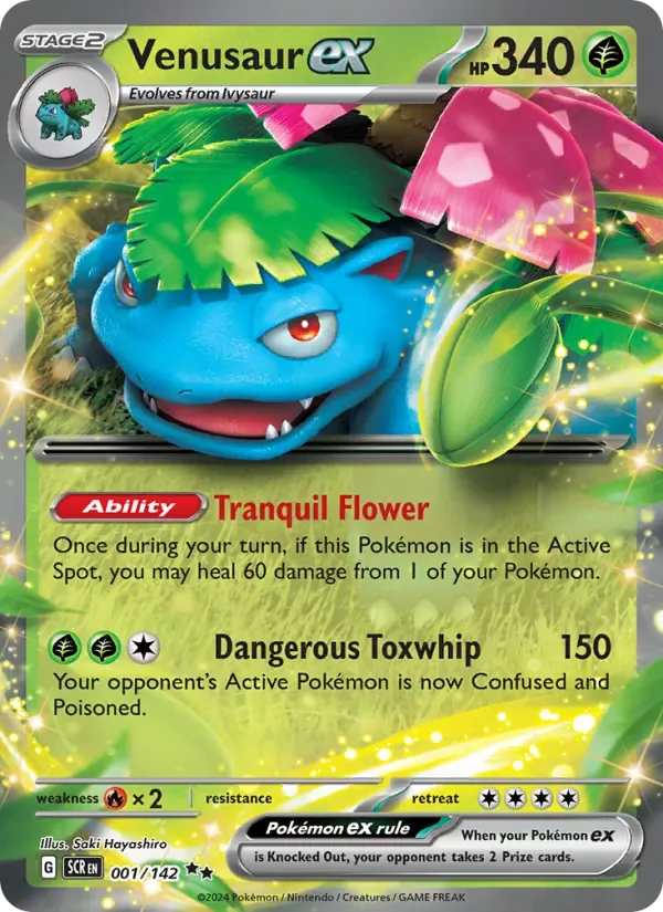 Venusaur ex, Stellar Crown
