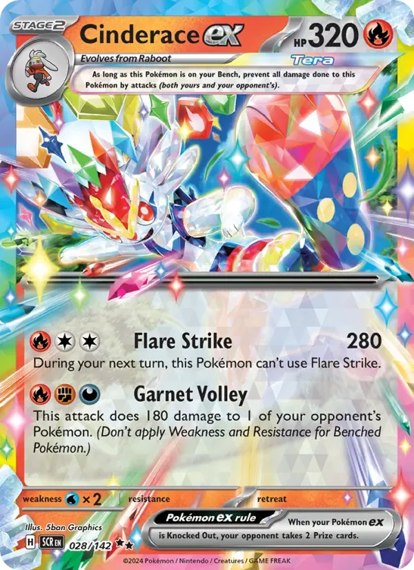 Cinderace ex, Stellar Crown
