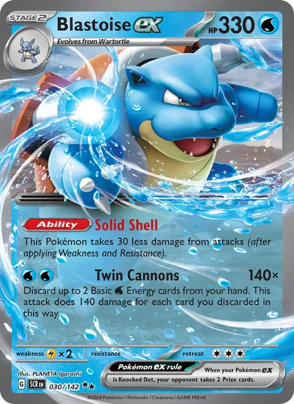 Blastoise ex, Stellar Crown