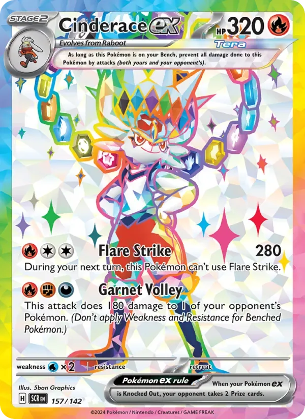 Cinderace ex, Stellar Crown
