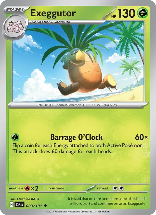 Exeggutor, Surging Sparks