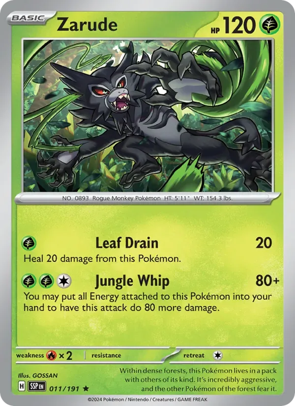 Zarude, Surging Sparks