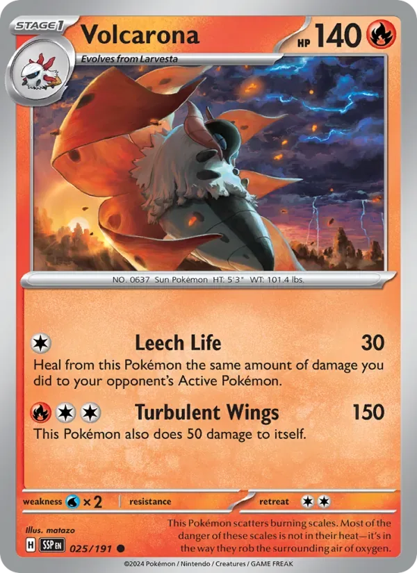 Volcarona, Surging Sparks
