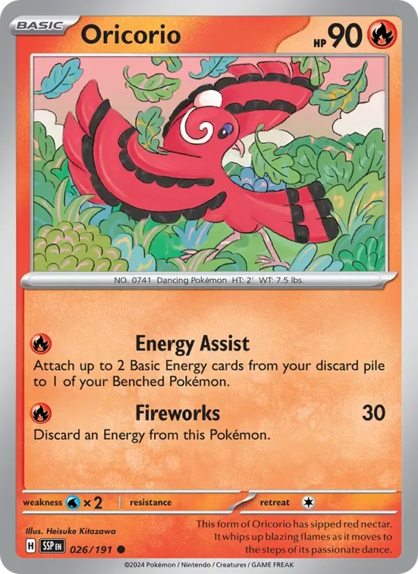Oricorio, Surging Sparks