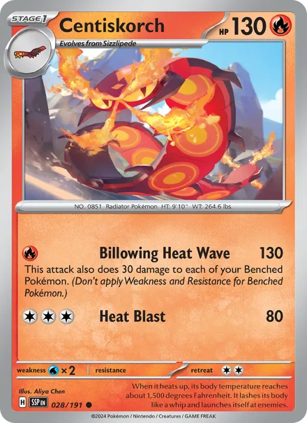 Centiskorch, Surging Sparks