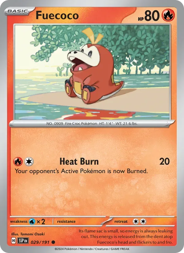 Fuecoco, Surging Sparks