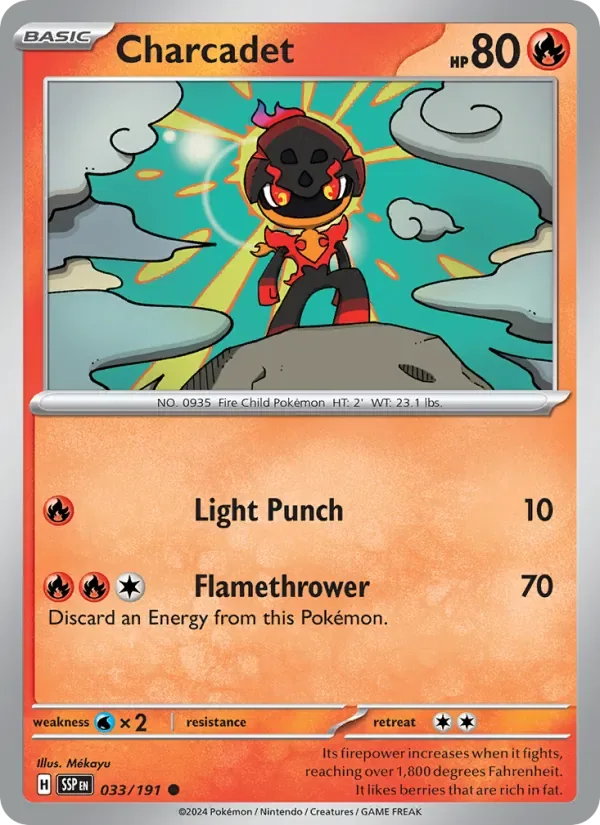 Charcadet, Surging Sparks