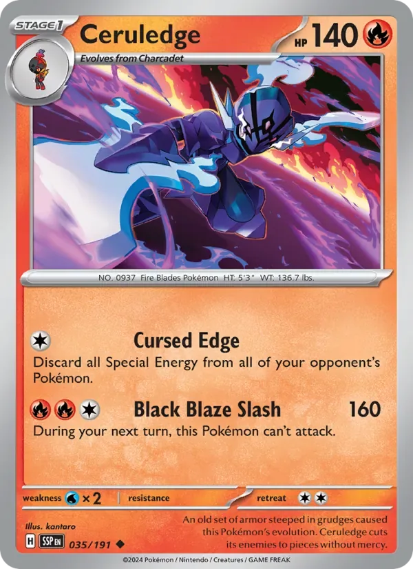 Ceruledge, Surging Sparks