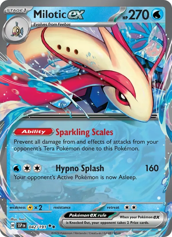 Milotic ex, Surging Sparks