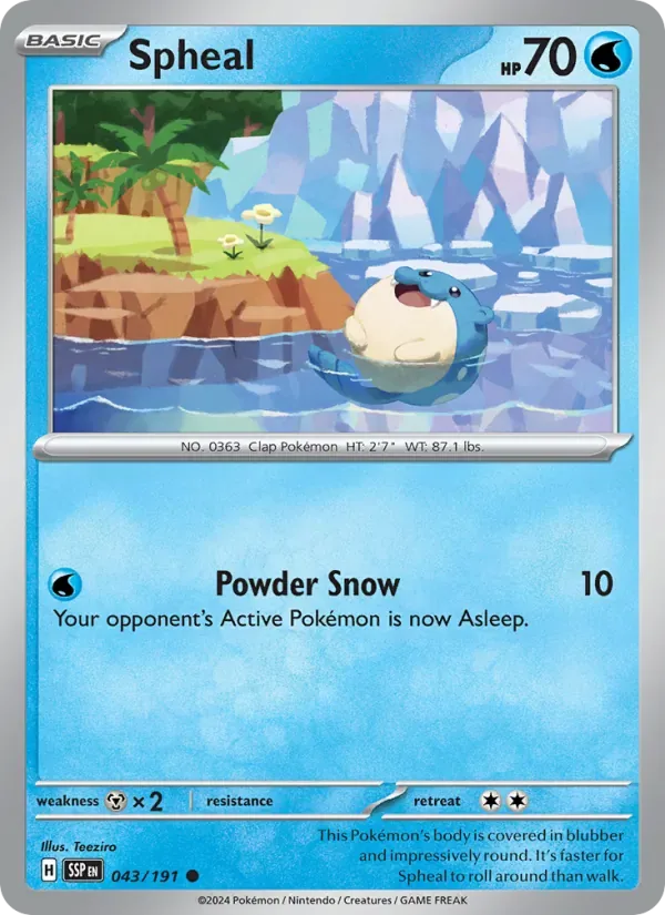 Spheal, Surging Sparks