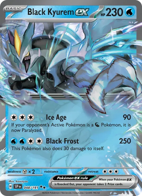 Black Kyurem ex, Surging Sparks