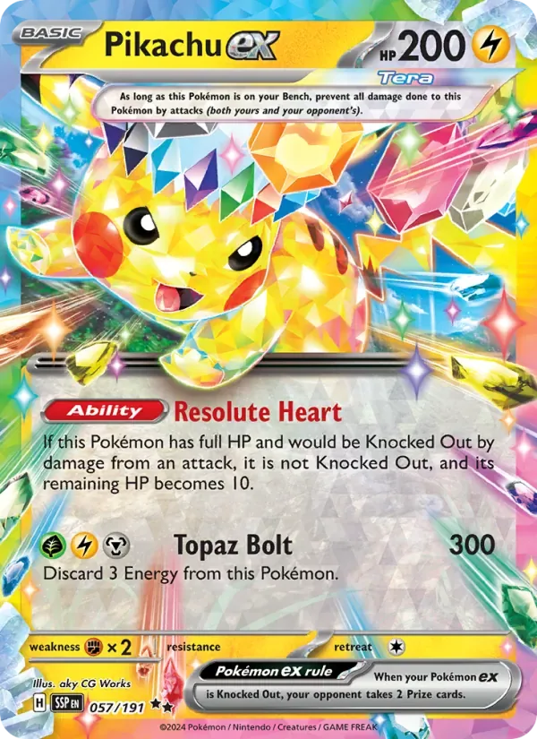 Pikachu ex, Surging Sparks