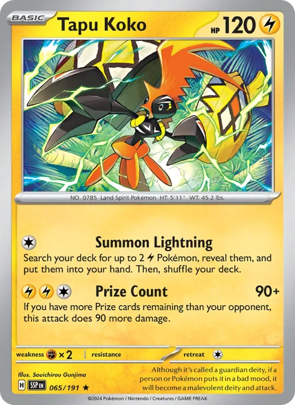 Tapu Koko, Surging Sparks