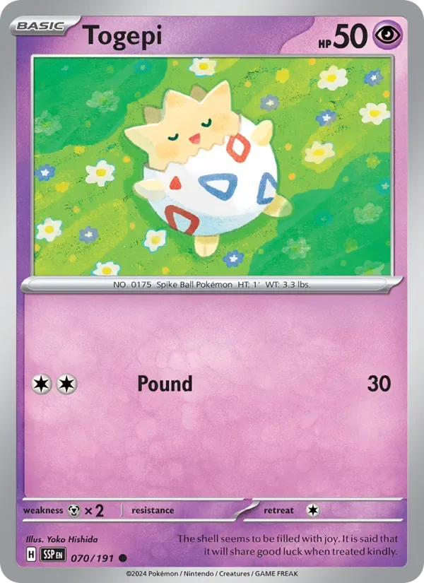 Togepi, Surging Sparks
