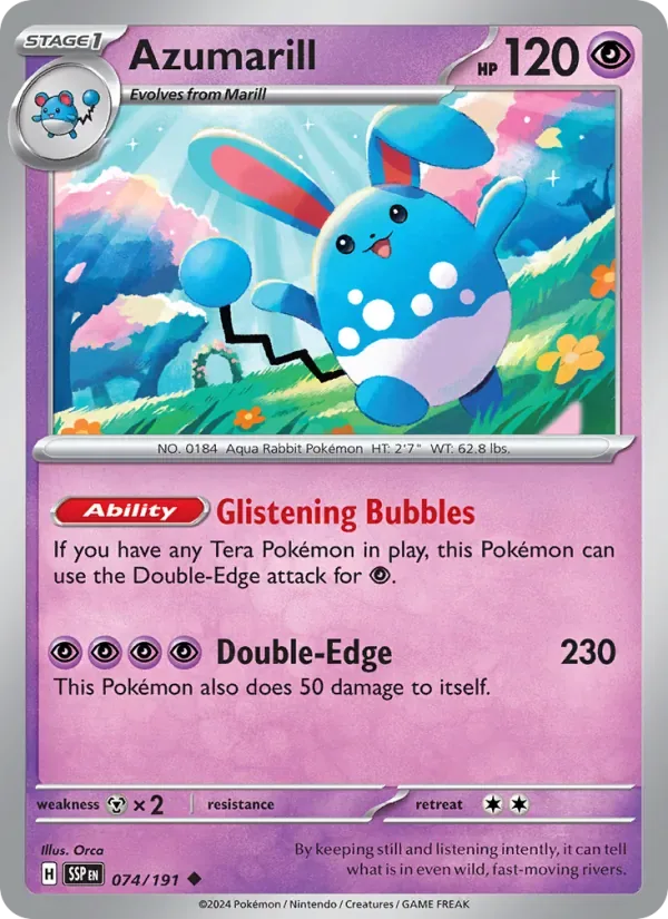 Azumarill, Surging Sparks