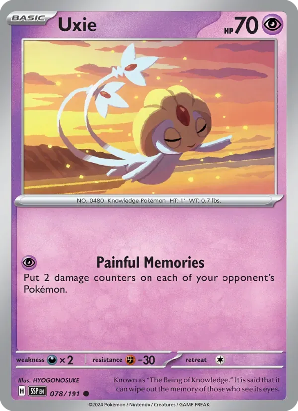 Uxie, Surging Sparks