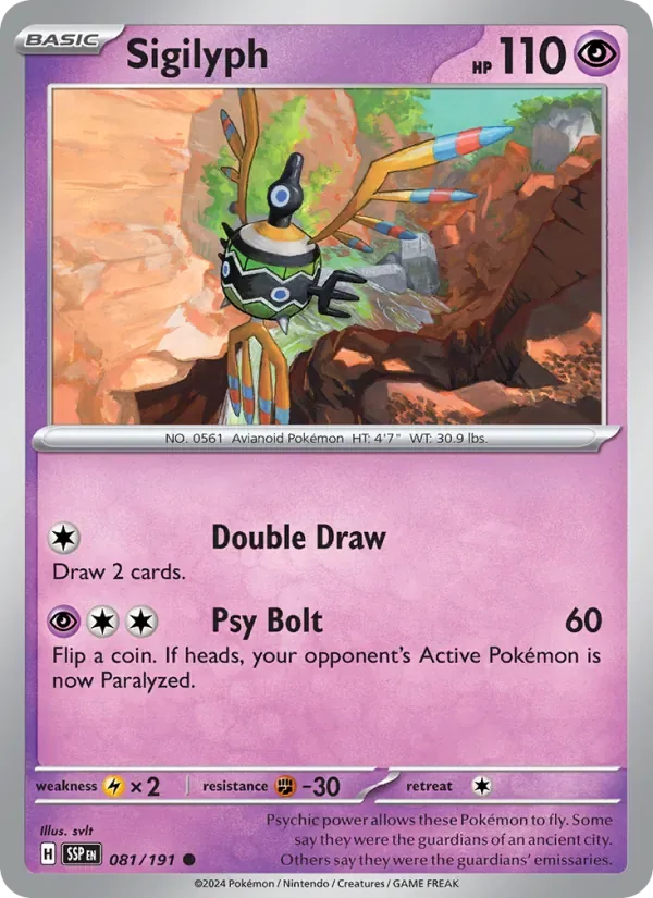 Sigilyph, Surging Sparks
