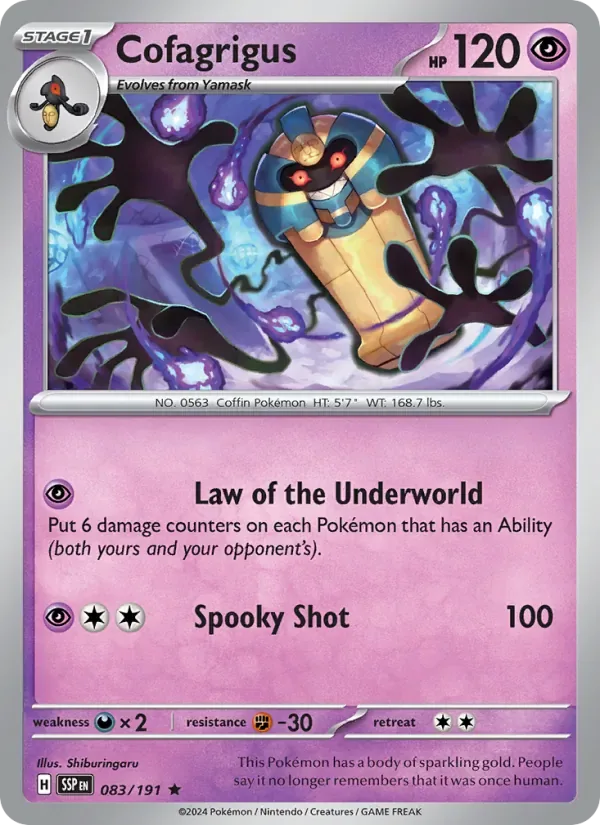 Cofagrigus, Surging Sparks