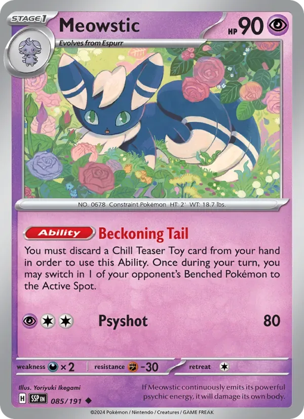 Meowstic, Surging Sparks