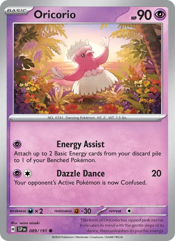Oricorio, Surging Sparks