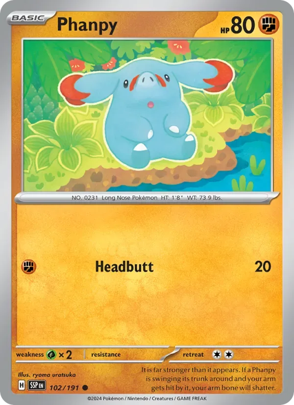 Phanpy, Surging Sparks