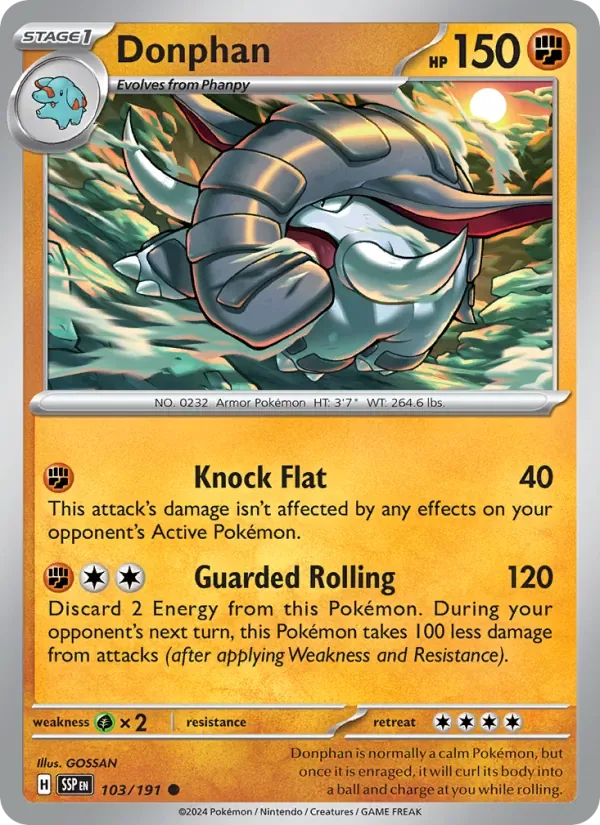 Donphan, Surging Sparks
