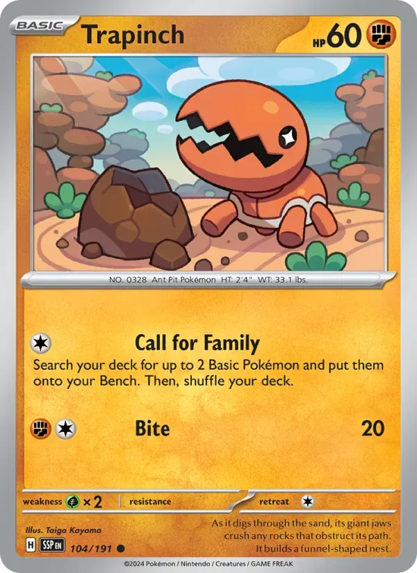 Trapinch, Surging Sparks