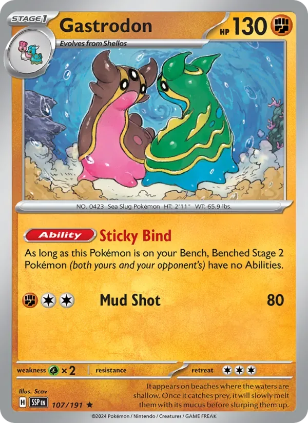 Gastrodon, Surging Sparks