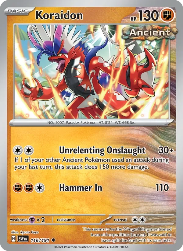 Koraidon, Surging Sparks