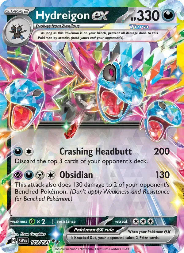 Hydreigon ex, Surging Sparks