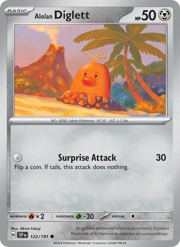 Alolan Diglett, Surging Sparks