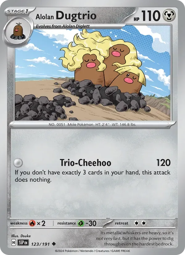 Alolan Dugtrio, Surging Sparks