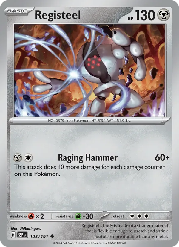 Registeel, Surging Sparks