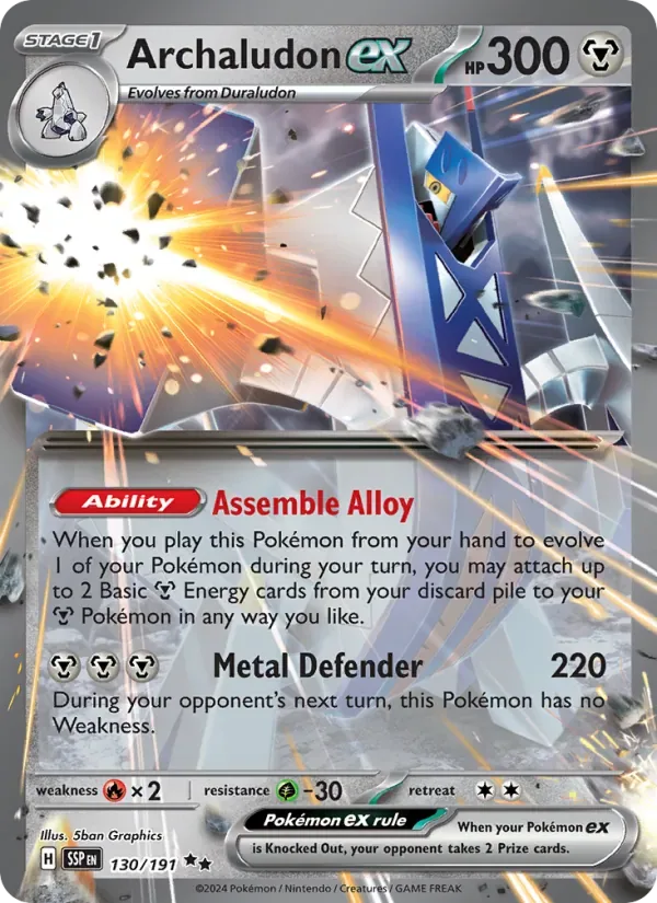 Archaludon ex, Surging Sparks
