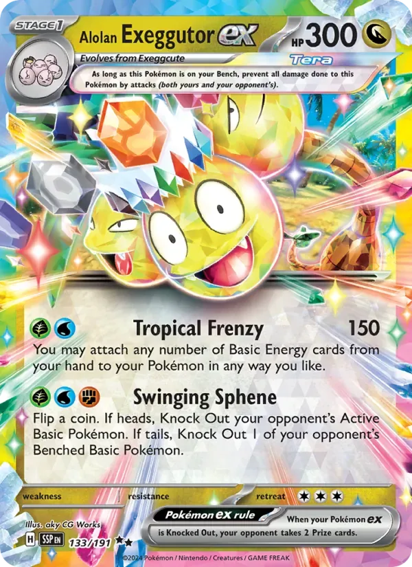 Alolan Exeggutor ex, Surging Sparks