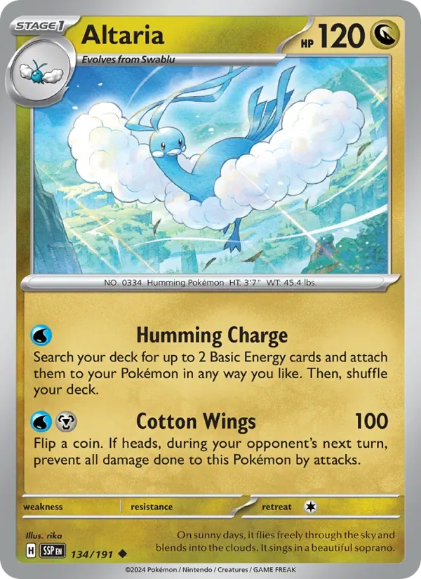 Altaria, Surging Sparks