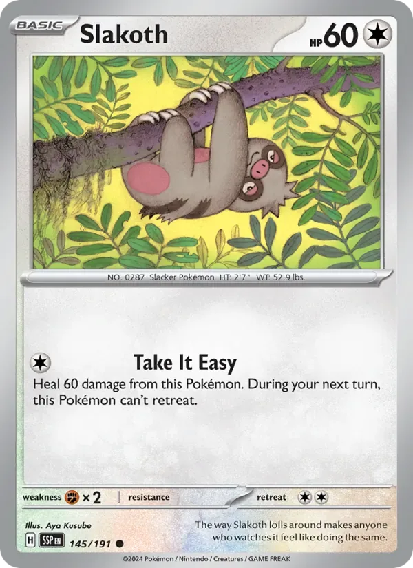 Slakoth, Surging Sparks