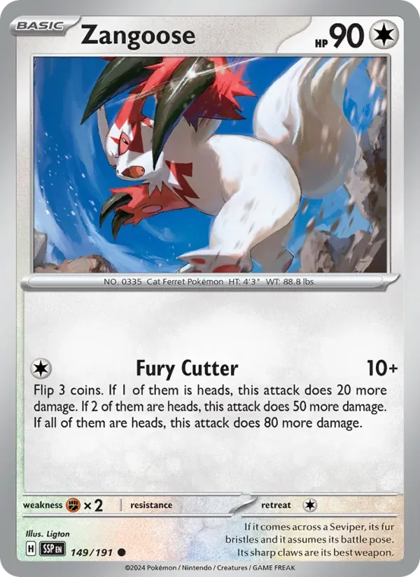 Zangoose, Surging Sparks