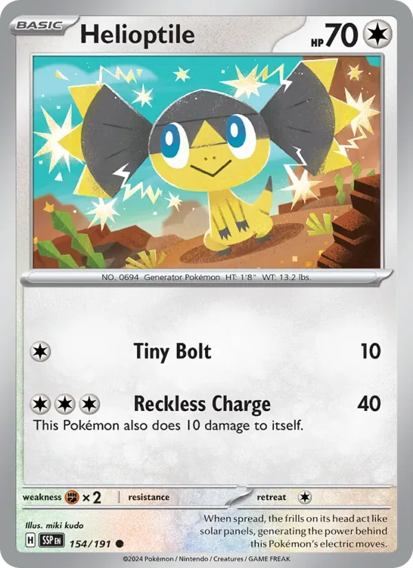 Helioptile, Surging Sparks