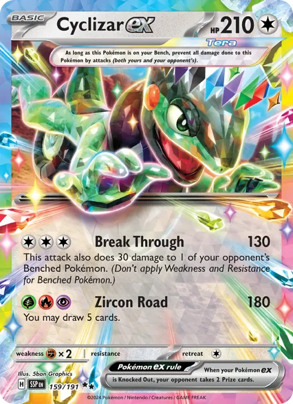 Cyclizar ex, Surging Sparks