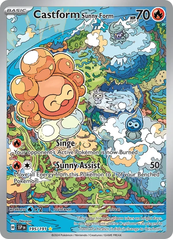 Castform Sunny Form, Surging Sparks