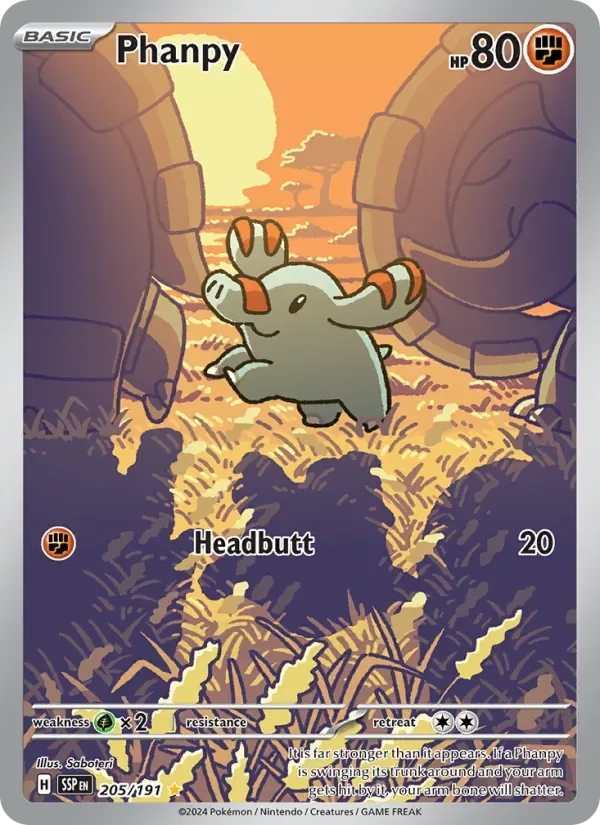 Phanpy, Surging Sparks