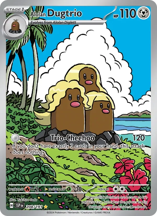 Alolan Dugtrio, Surging Sparks