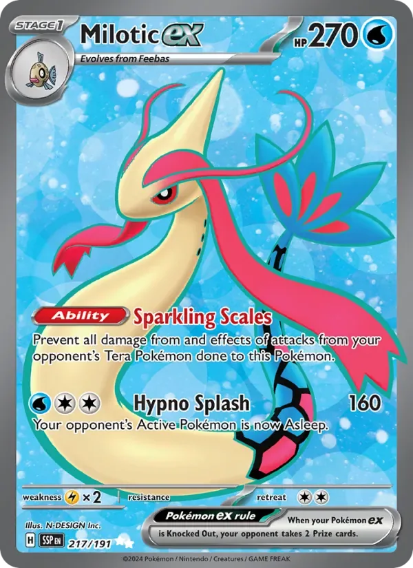 Milotic ex, Surging Sparks
