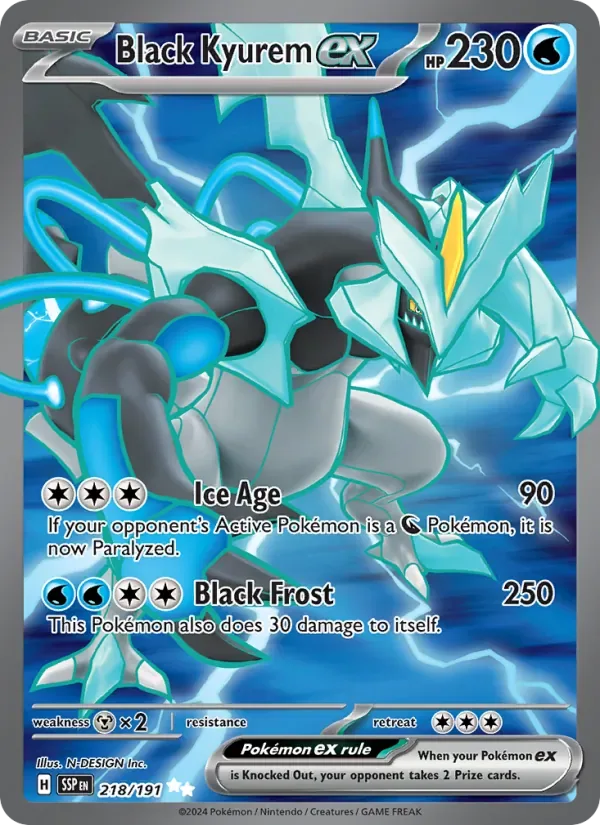 Black Kyurem ex, Surging Sparks