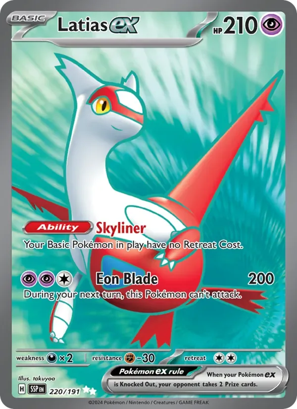 Latias ex, Surging Sparks