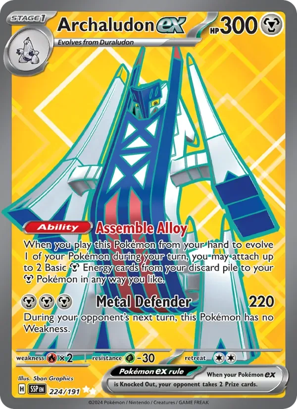 Archaludon ex, Surging Sparks